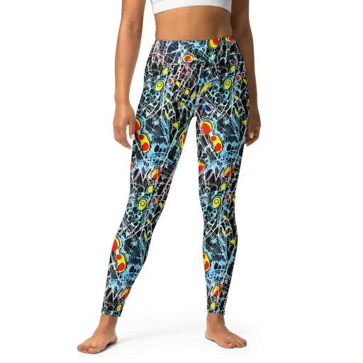 Ember Web on a Yoga Leggings