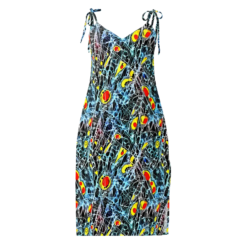 Ember Web on Slip Dress — Front