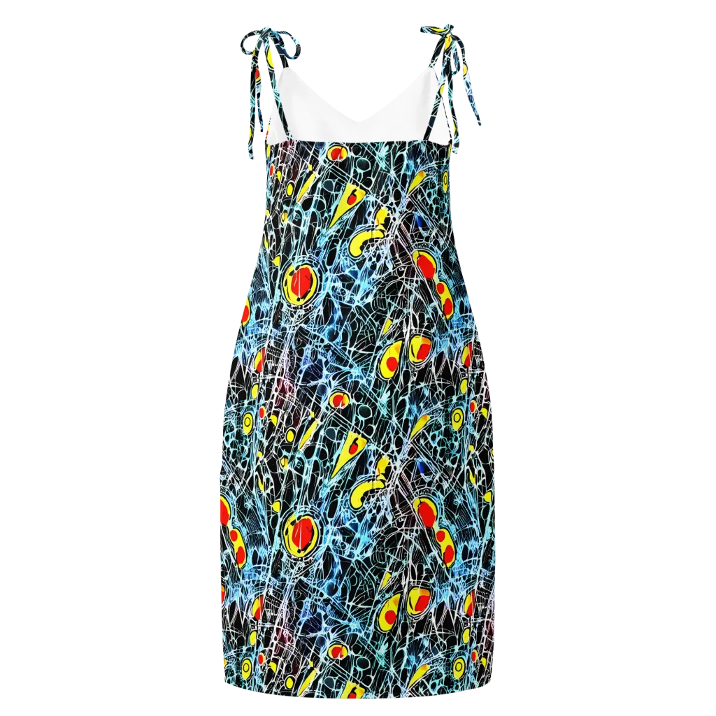 Ember Web on Slip Dress — Back