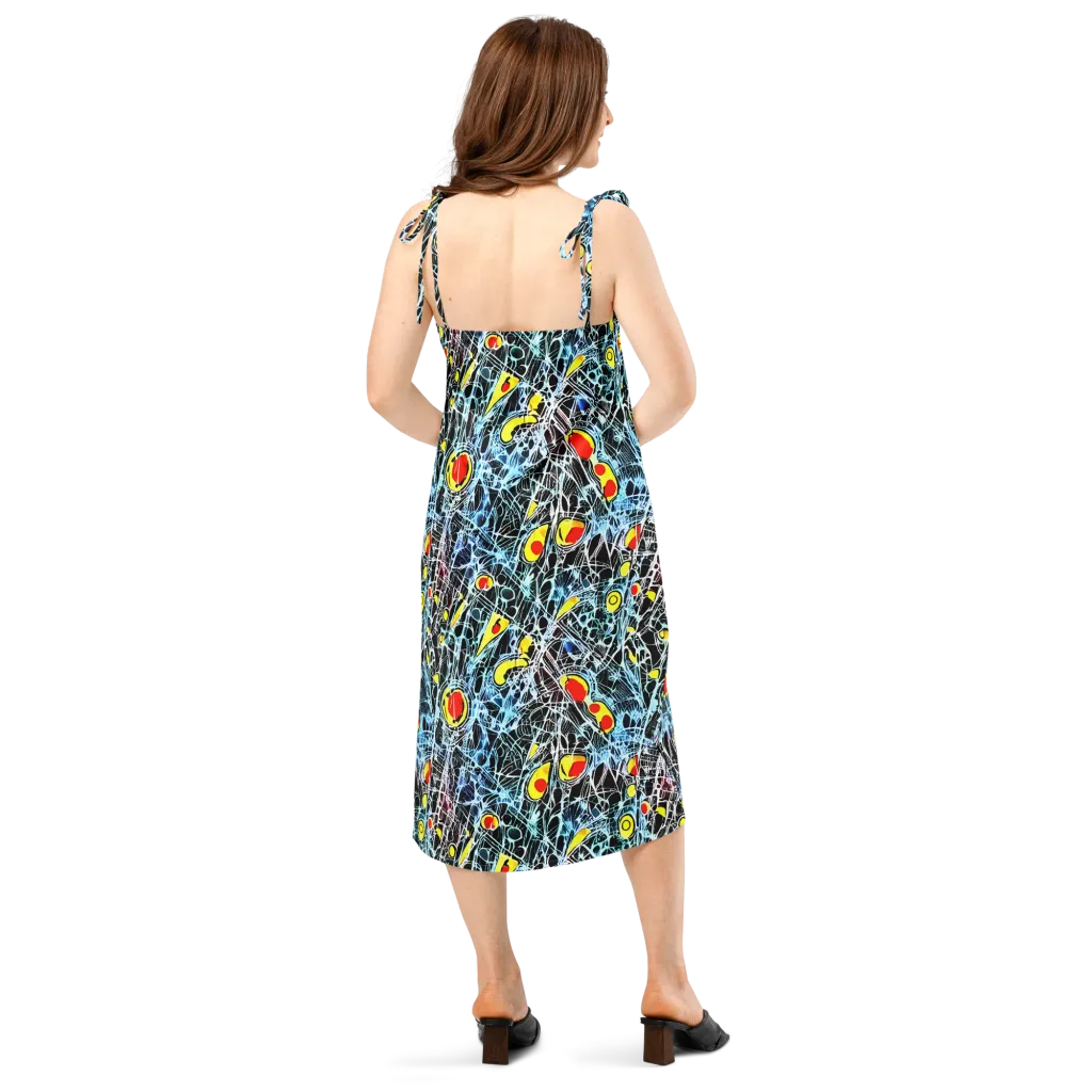 Ember Web on Slip Dress — Back