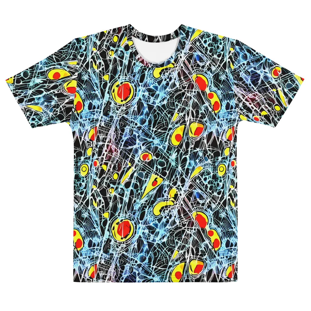 Ember Web on Men's Cotton Crew Neck T-Shirt — Front