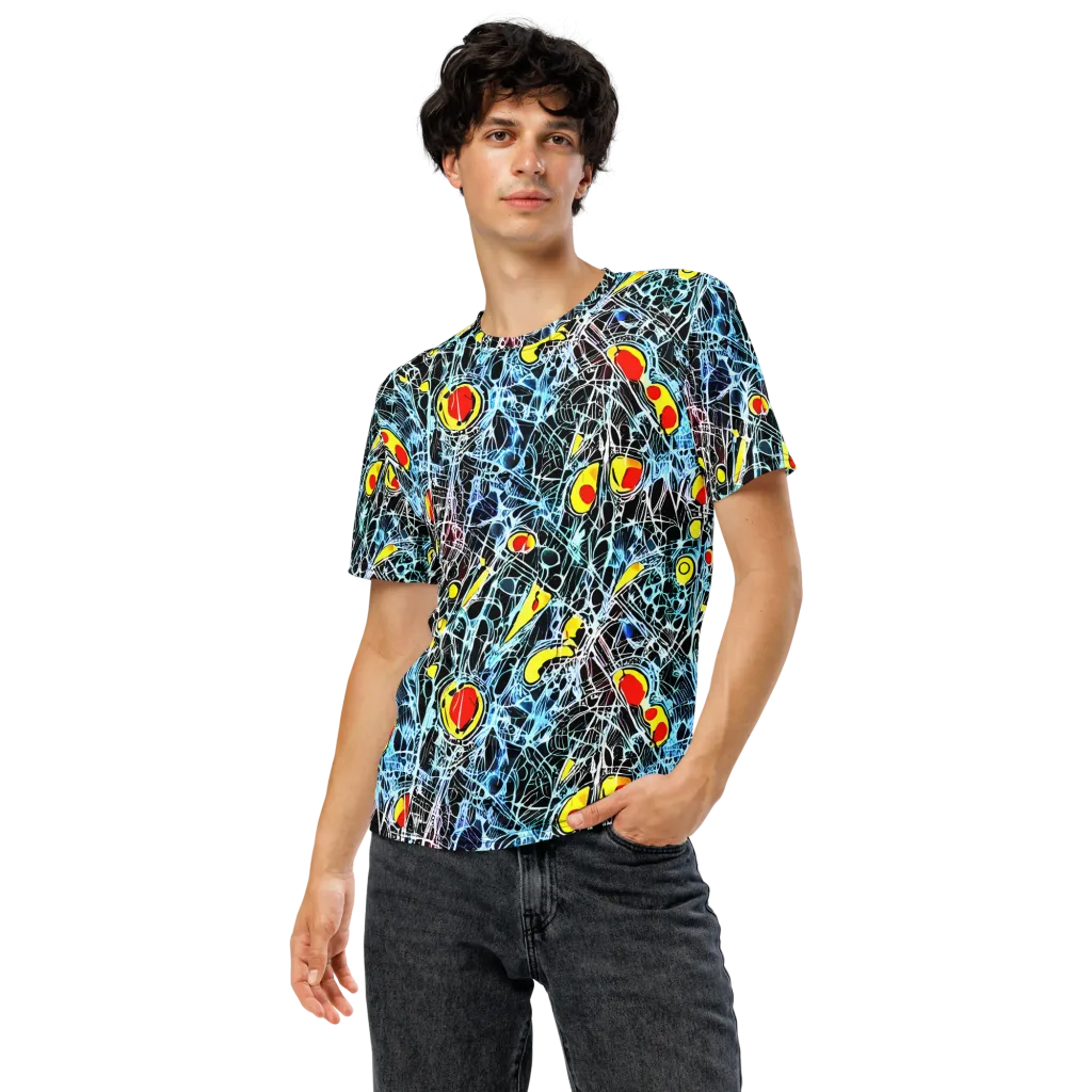 Ember Web on Men's Crew Neck T-Shirt — Front