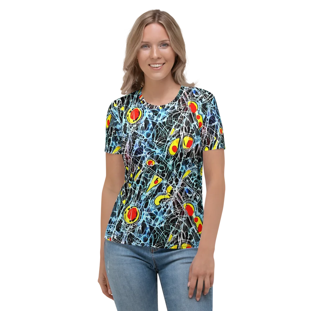 Ember Web on Women's Crew Neck T-Shirt — Front