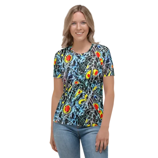 Ember Web on a Women's Crew Neck T-Shirt