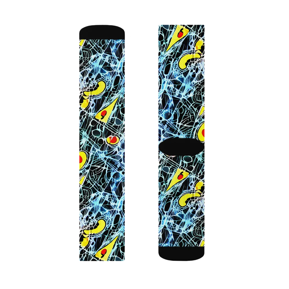 Ember Web on Socks — Right Sock