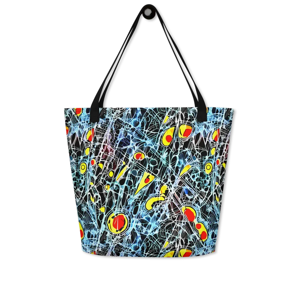 Ember Web on Large Tote Bag W/ Pocket — Front