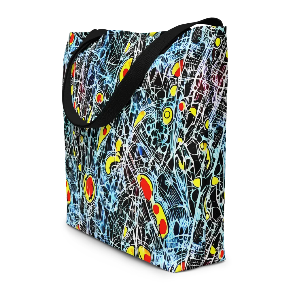 Ember Web on Large Tote Bag W/ Pocket — Front