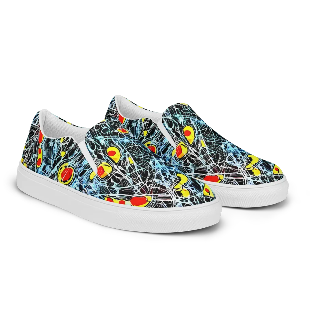 Ember Web on Women's Slip-On Canvas Shoes — Right Front