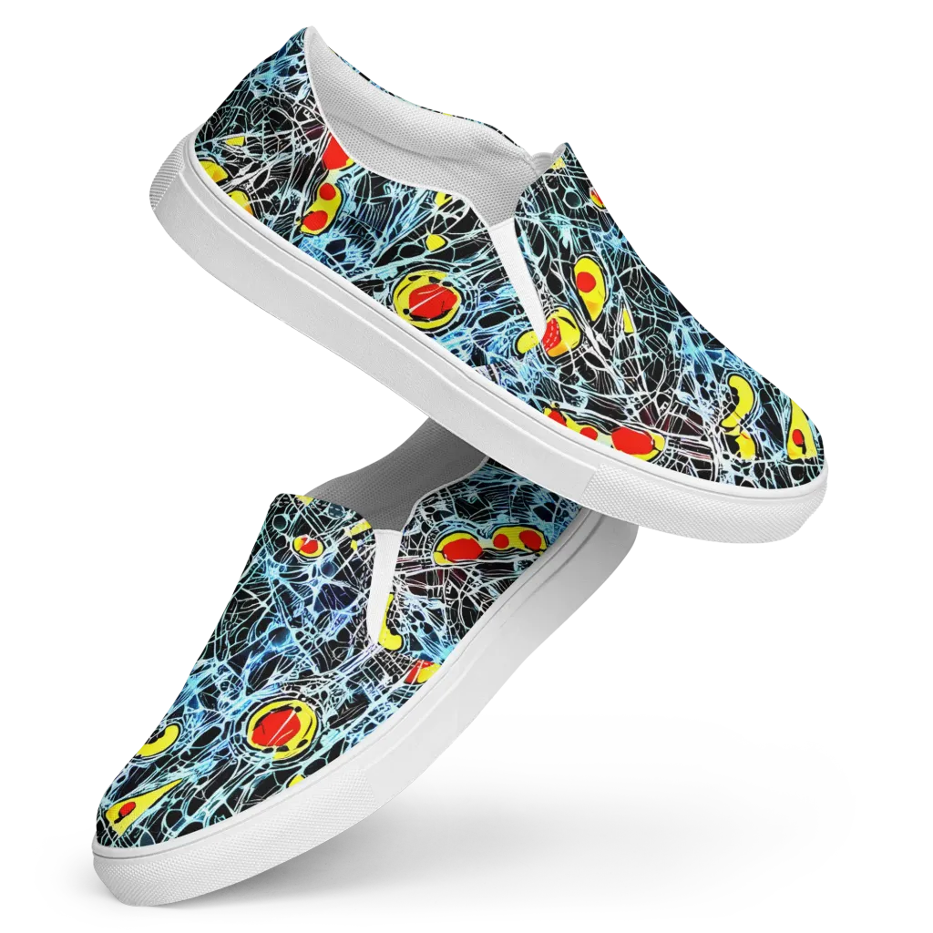 Ember Web on Women's Slip-On Canvas Shoes — Front