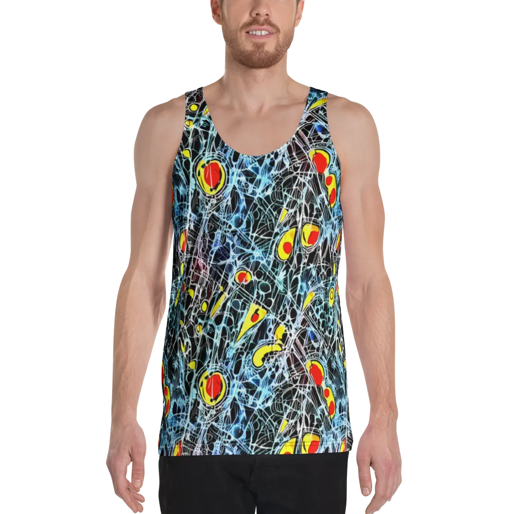 Ember Web on Men's Tank Top — Front