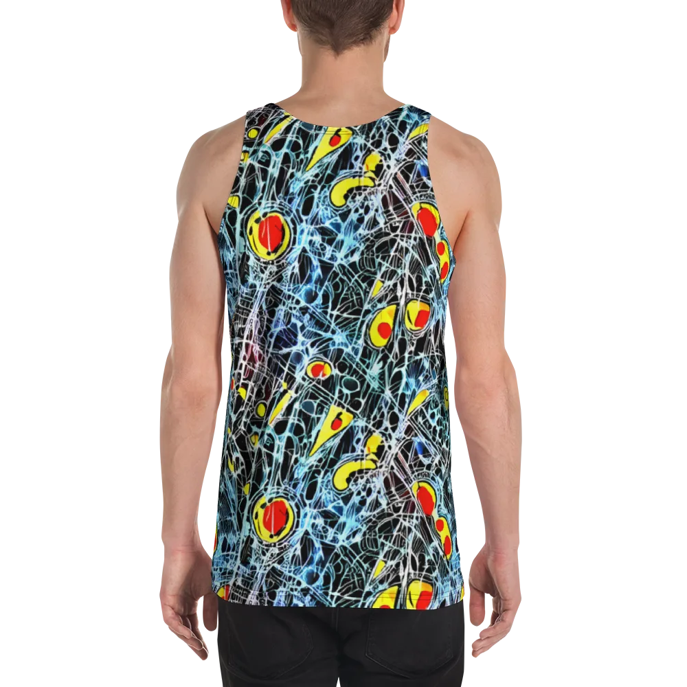 Ember Web on Men's Tank Top — Back