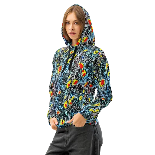 Ember Web on a Cotton Hoodie