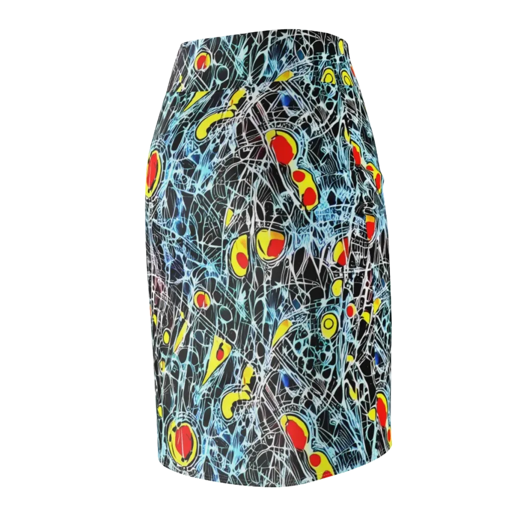 Ember Web on Pencil Skirt — Back Side