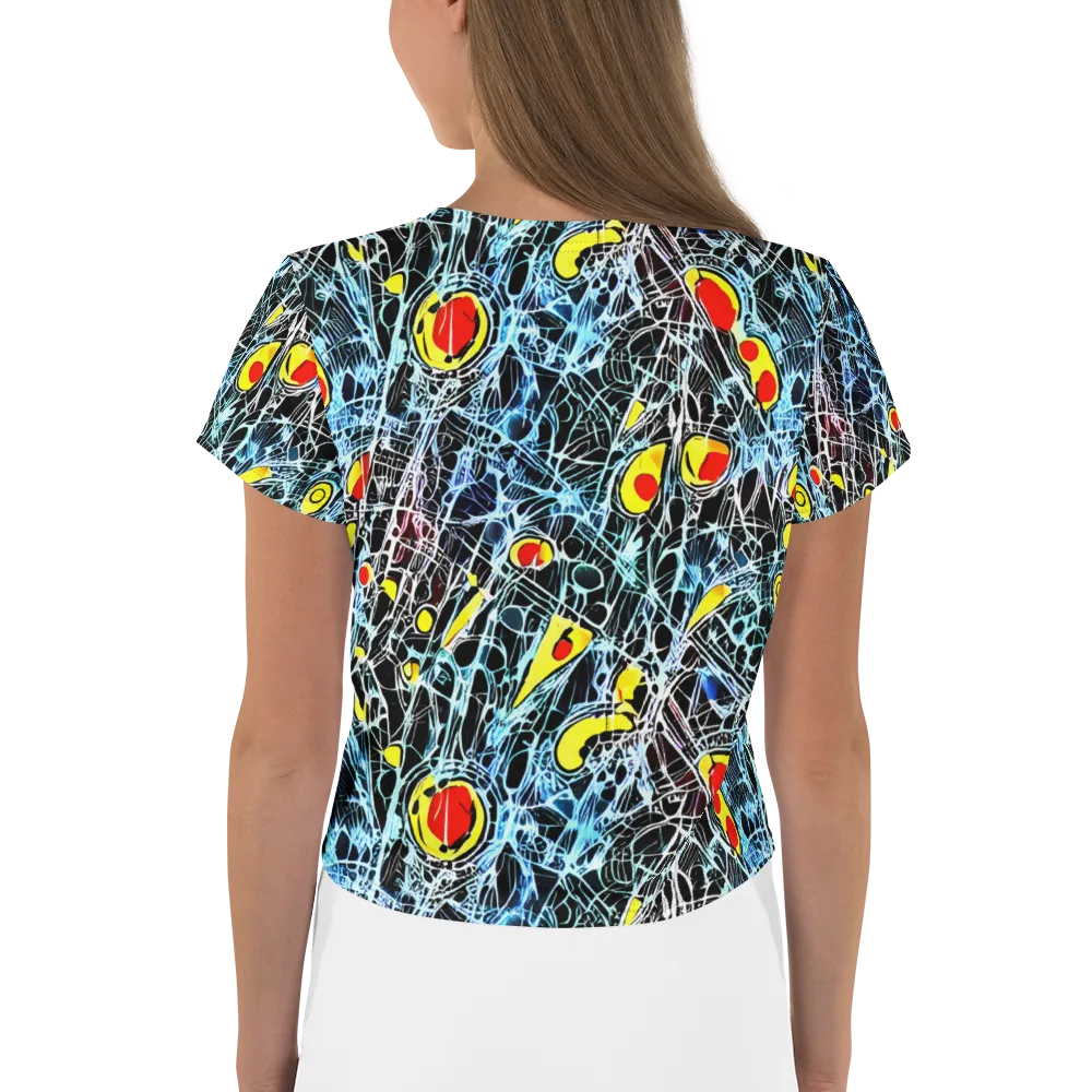 Ember Web on Crop Tee — Back