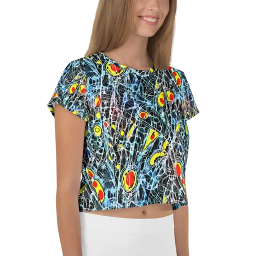 Ember Web on a Crop Tee