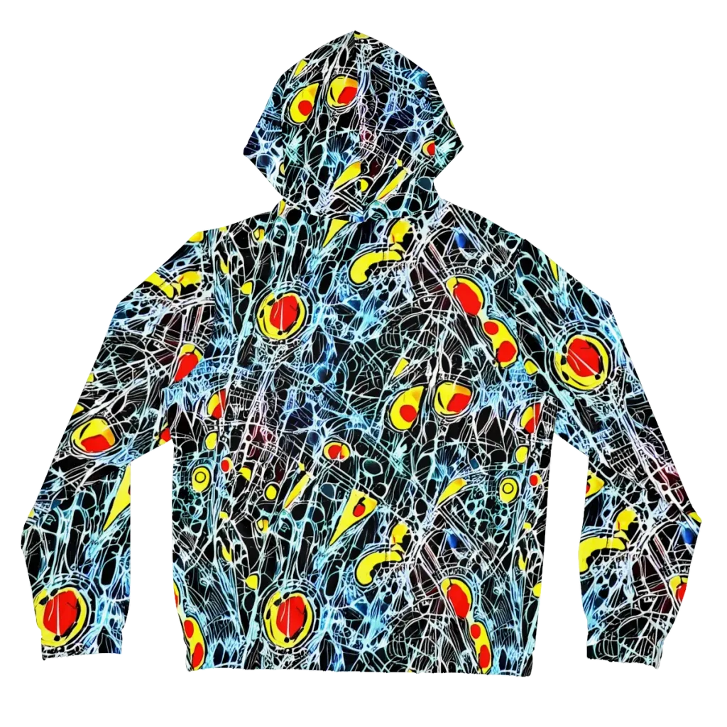 Ember Web on Women's Full-Zip Hoodie — Back
