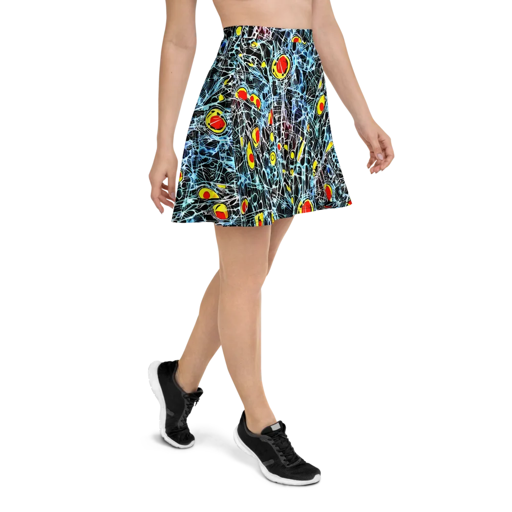Ember Web on Skater Skirt — Right