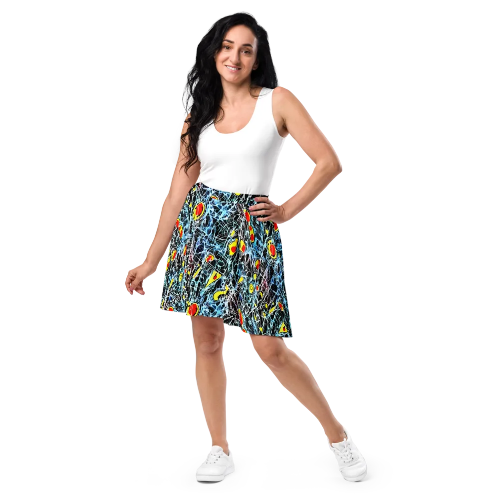 Ember Web on Skater Skirt — Front