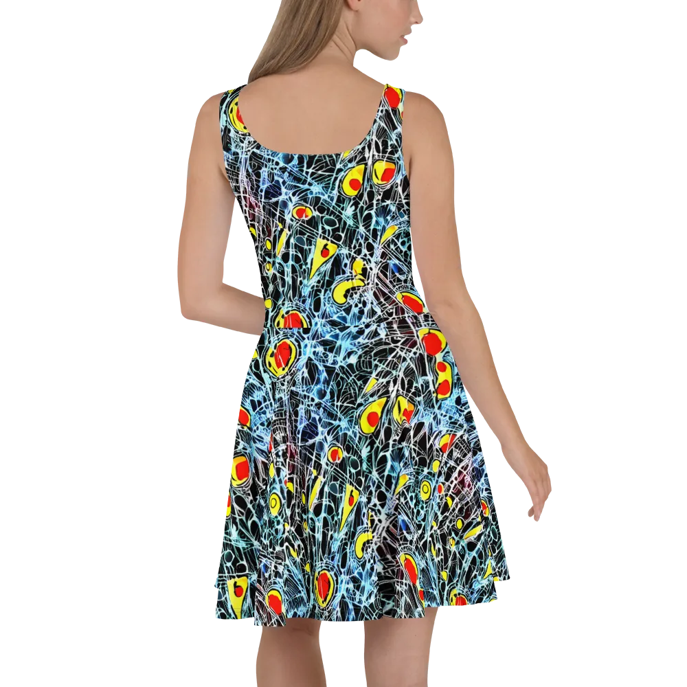 Ember Web on Skater Dress — Back
