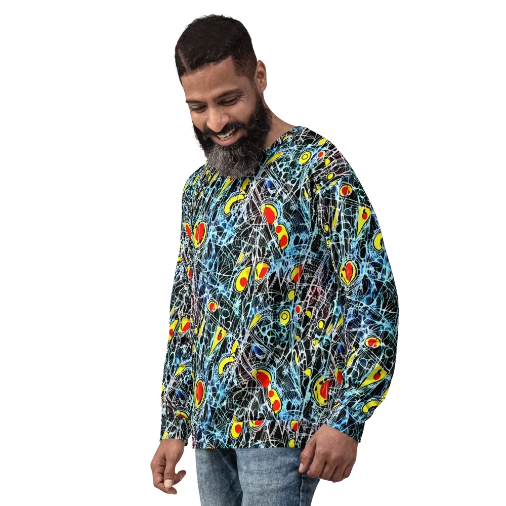 Ember Web on Sweatshirt — Left Front