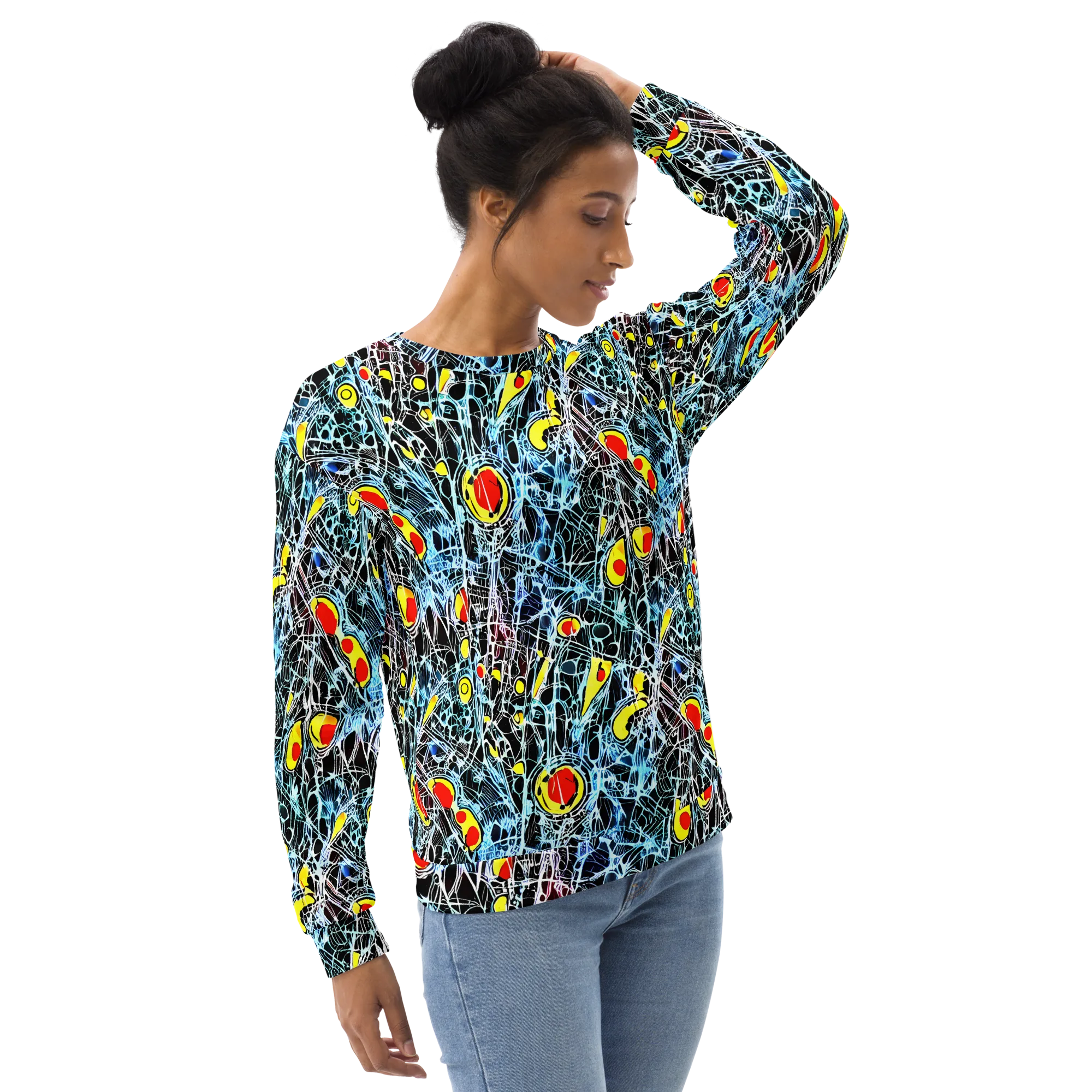 Ember Web on Sweatshirt — Right Front
