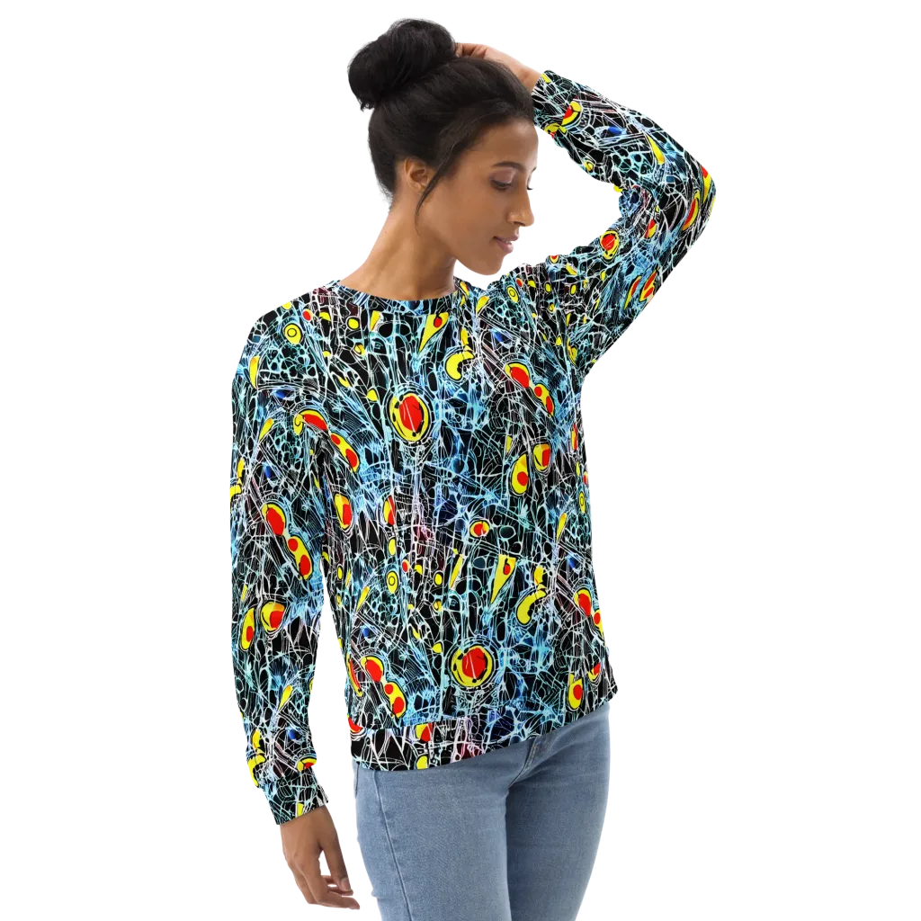 Ember Web on Sweatshirt — Right Front
