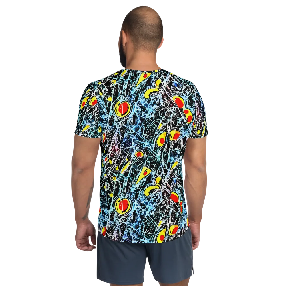 Ember Web on Men's Athletic T-Shirt — Back