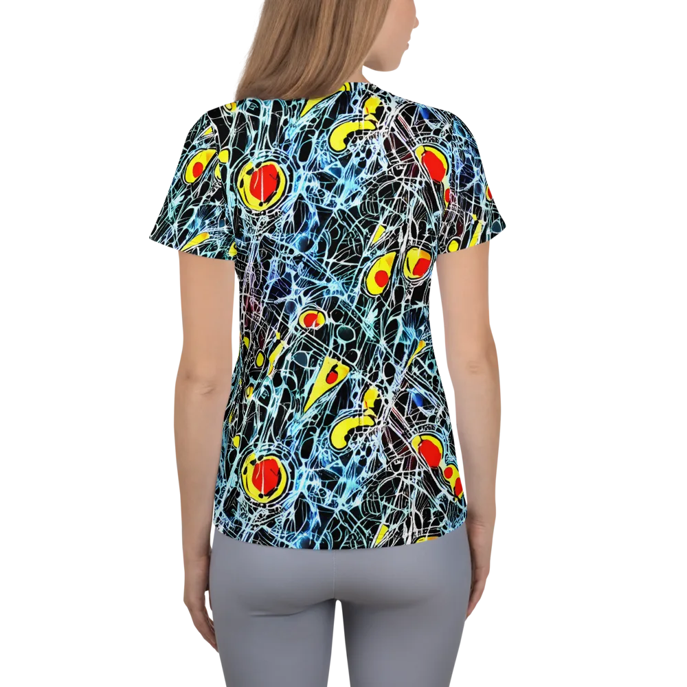 Ember Web on Women's Athletic T-Shirt — Back
