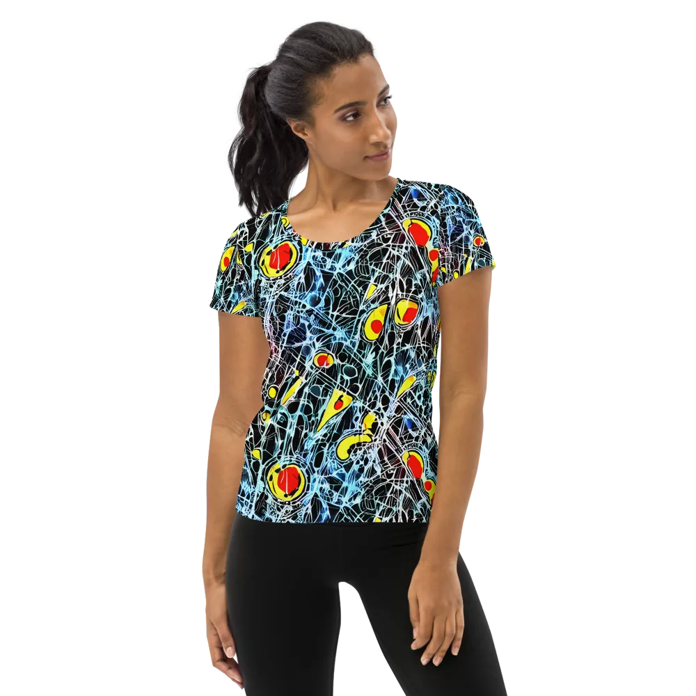 Ember Web on Women's Athletic T-Shirt — Front