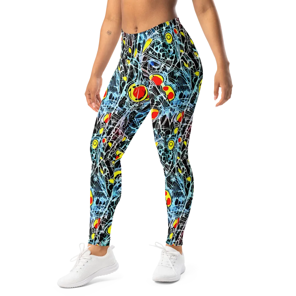 Ember Web on Leggings — Left Front