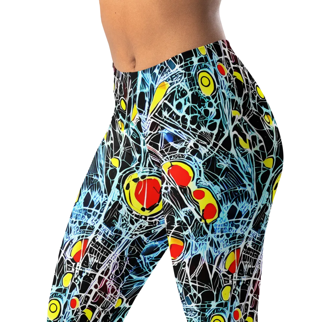 Ember Web on Leggings — Left Front