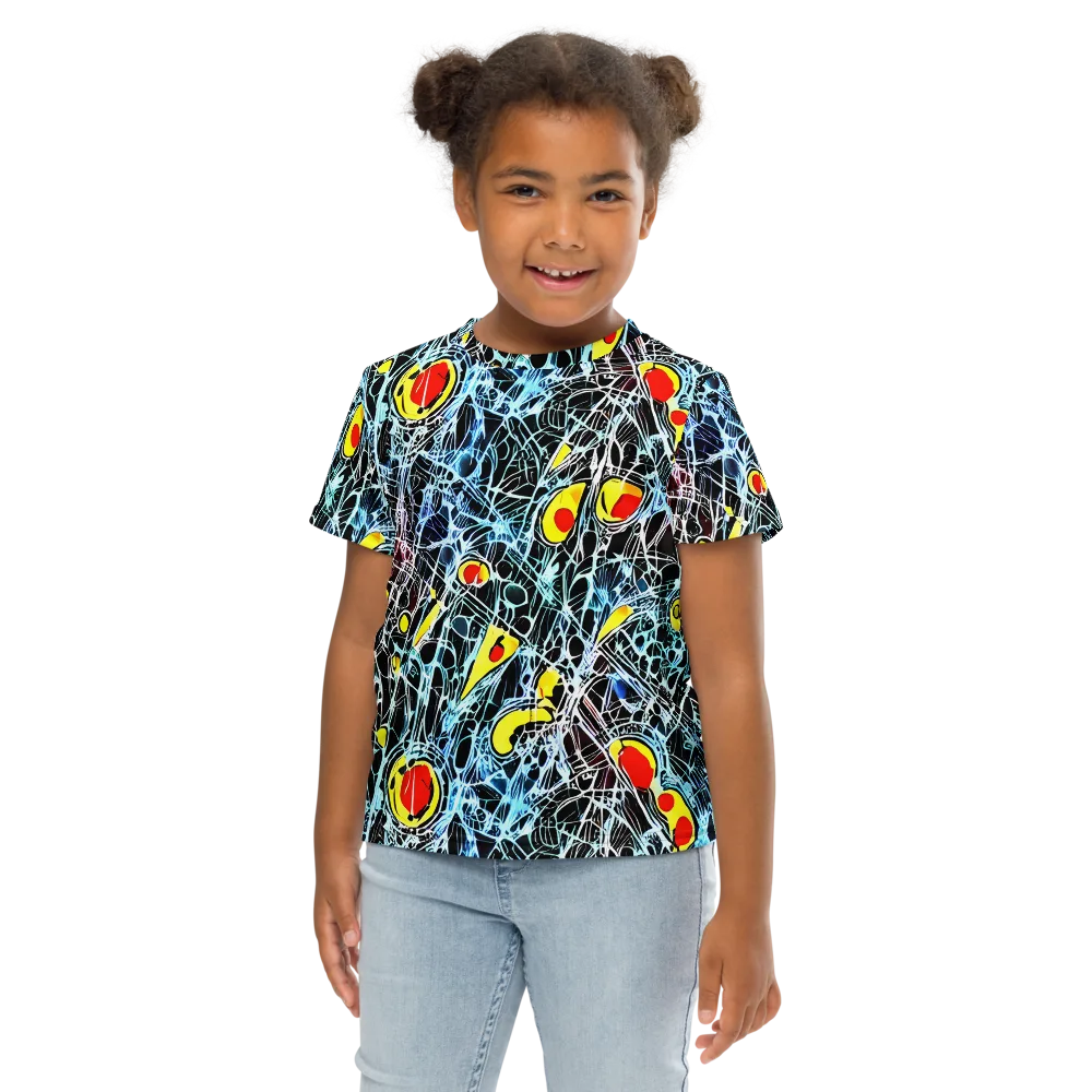Ember Web on Kids Crew Neck T-Shirt — Front