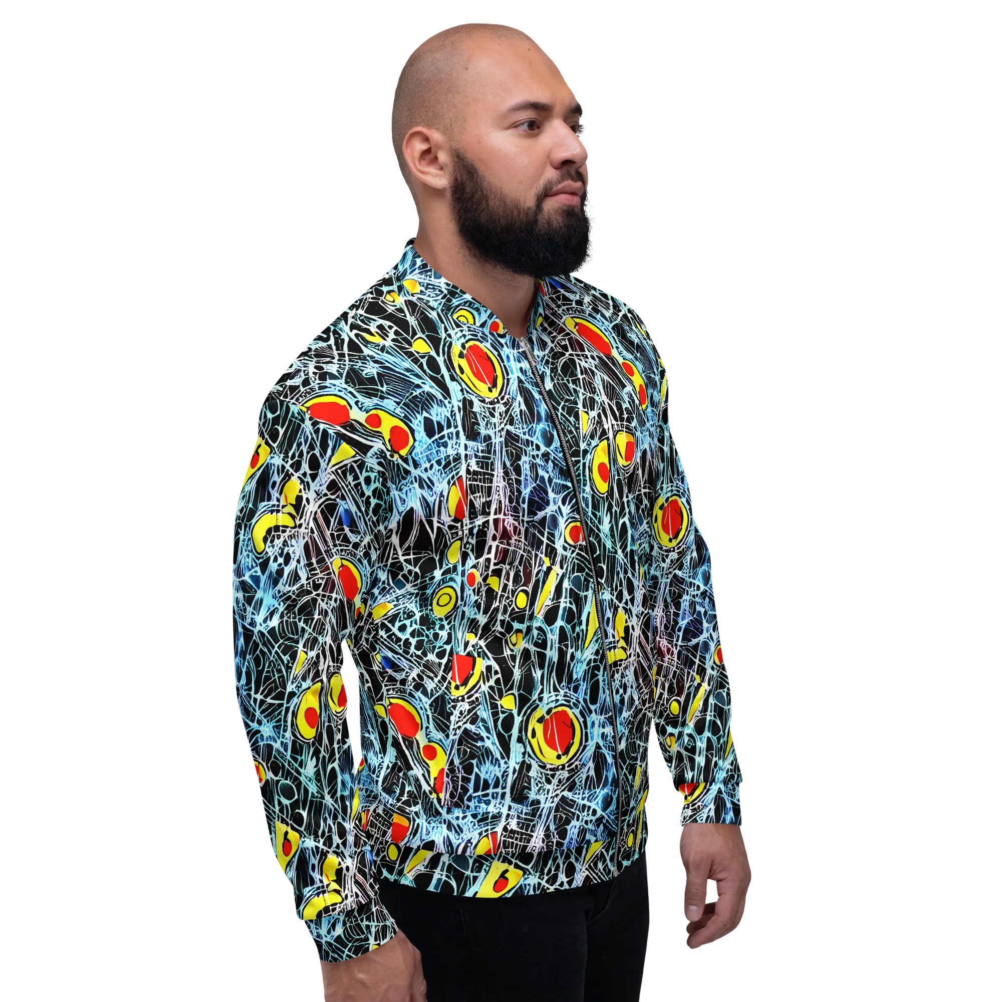 Ember Web on Bomber Jacket — Right