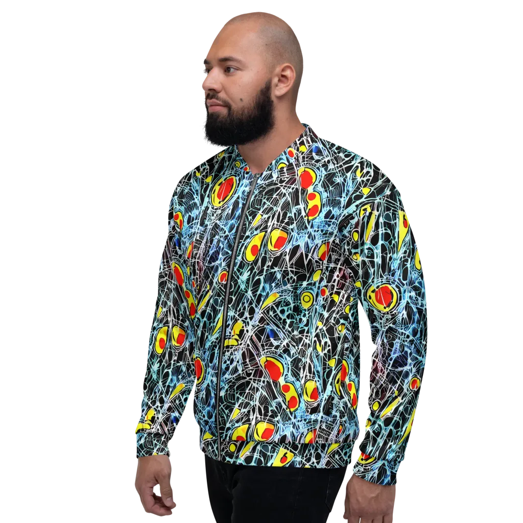 Ember Web on Bomber Jacket — Left