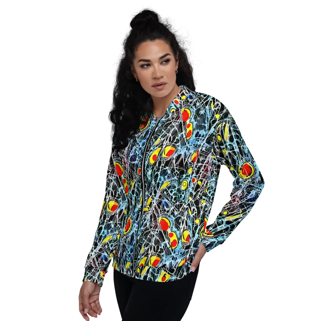 Ember Web on Bomber Jacket — Left