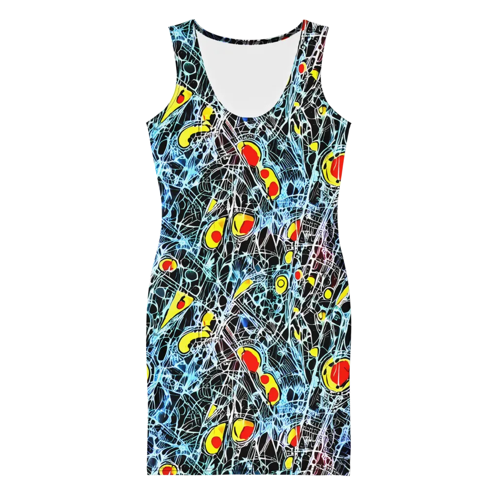 Ember Web on Bodycon Dress — Front