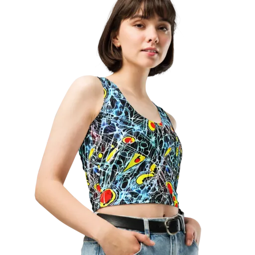Ember Web on a Crop Top