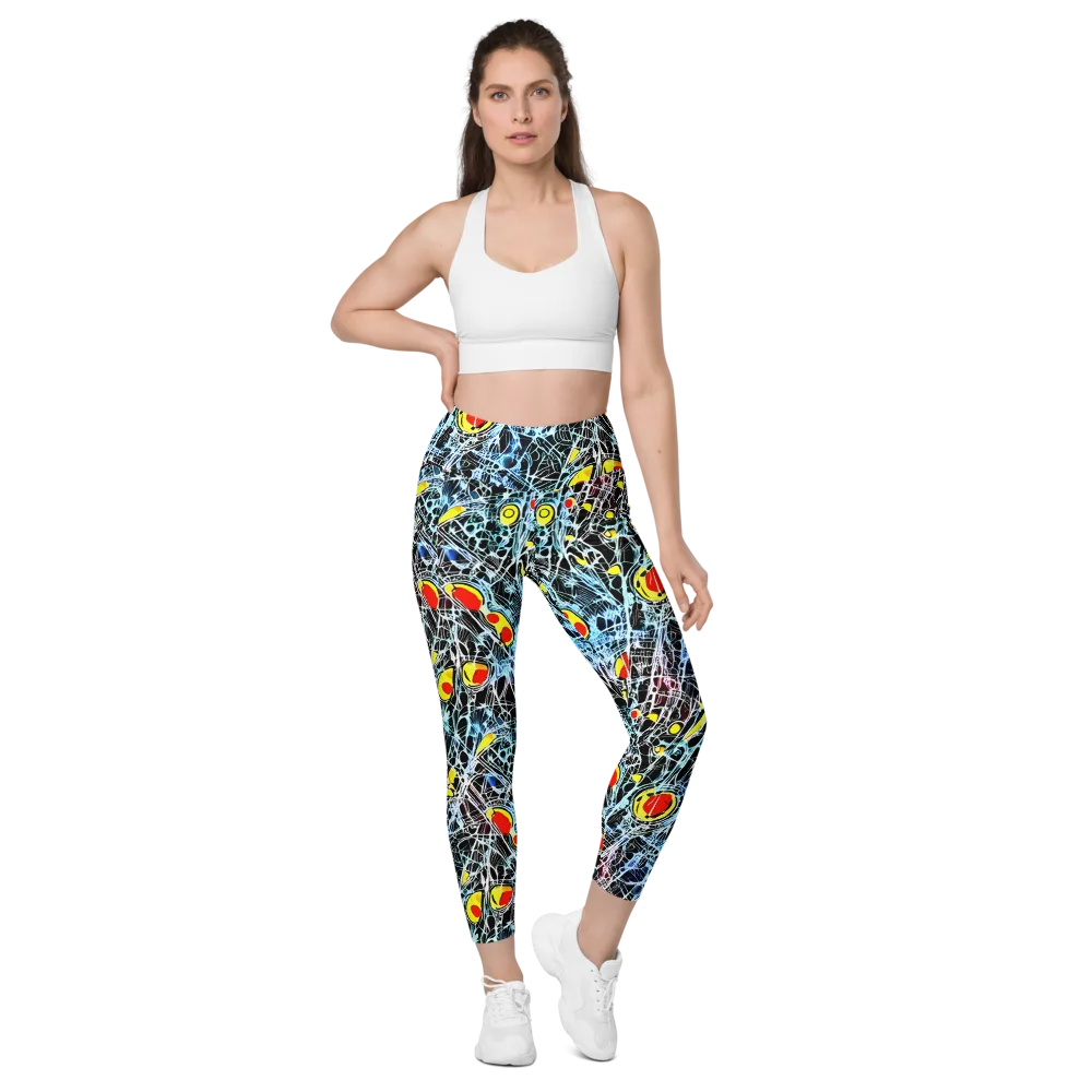 Ember Web on Leggings with Pockets — Front