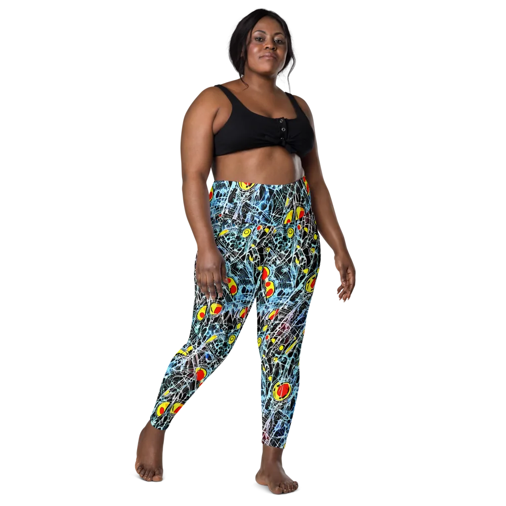 Ember Web on Leggings with Pockets — Front