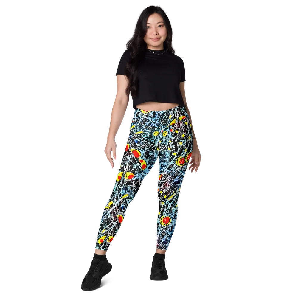 Ember Web on Leggings with Pockets — Front