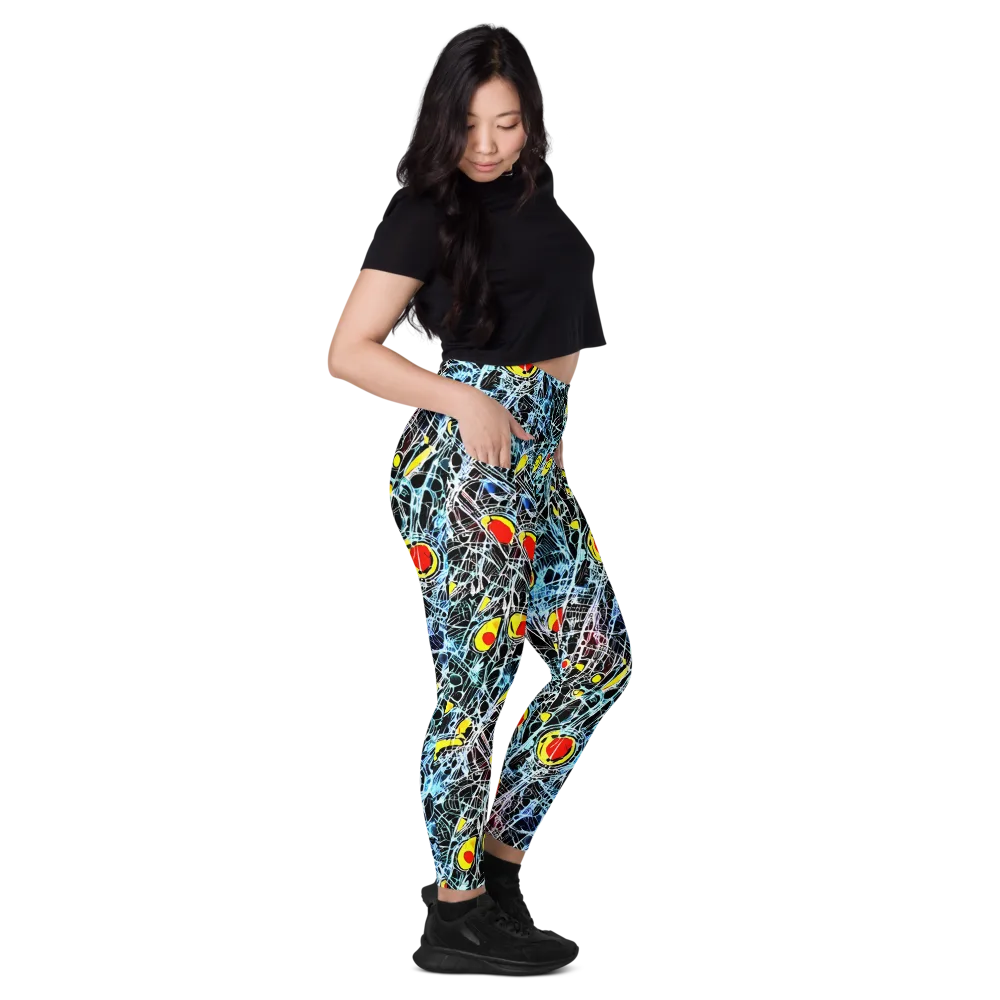 Ember Web on Leggings with Pockets — Right