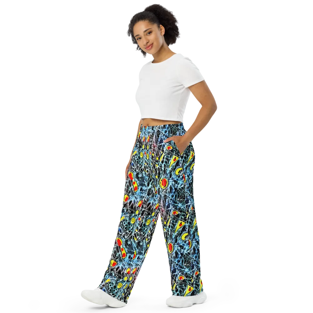 Ember Web on Wide-Leg Pants — Left Front