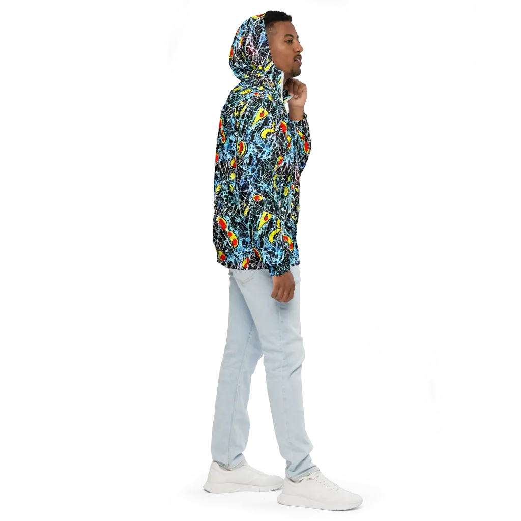 Ember Web on Men's Windbreaker — Right
