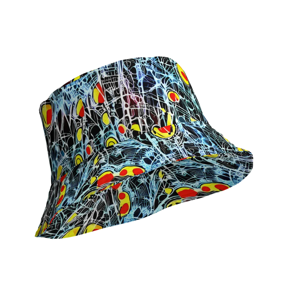 Ember Web on Reversible Bucket Hat — Product details Outside