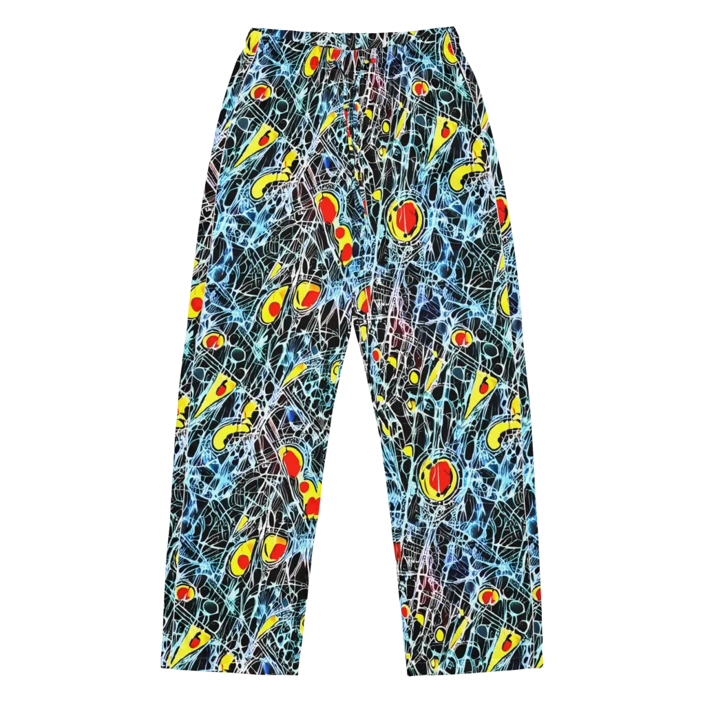 Ember Web on Women's Pajama Pants — Front