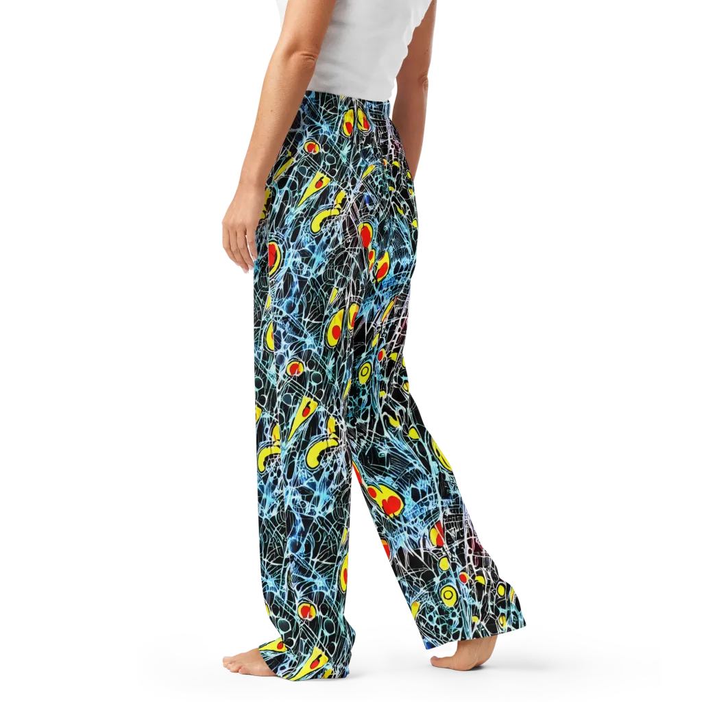 Ember Web on Women's Pajama Pants — Left