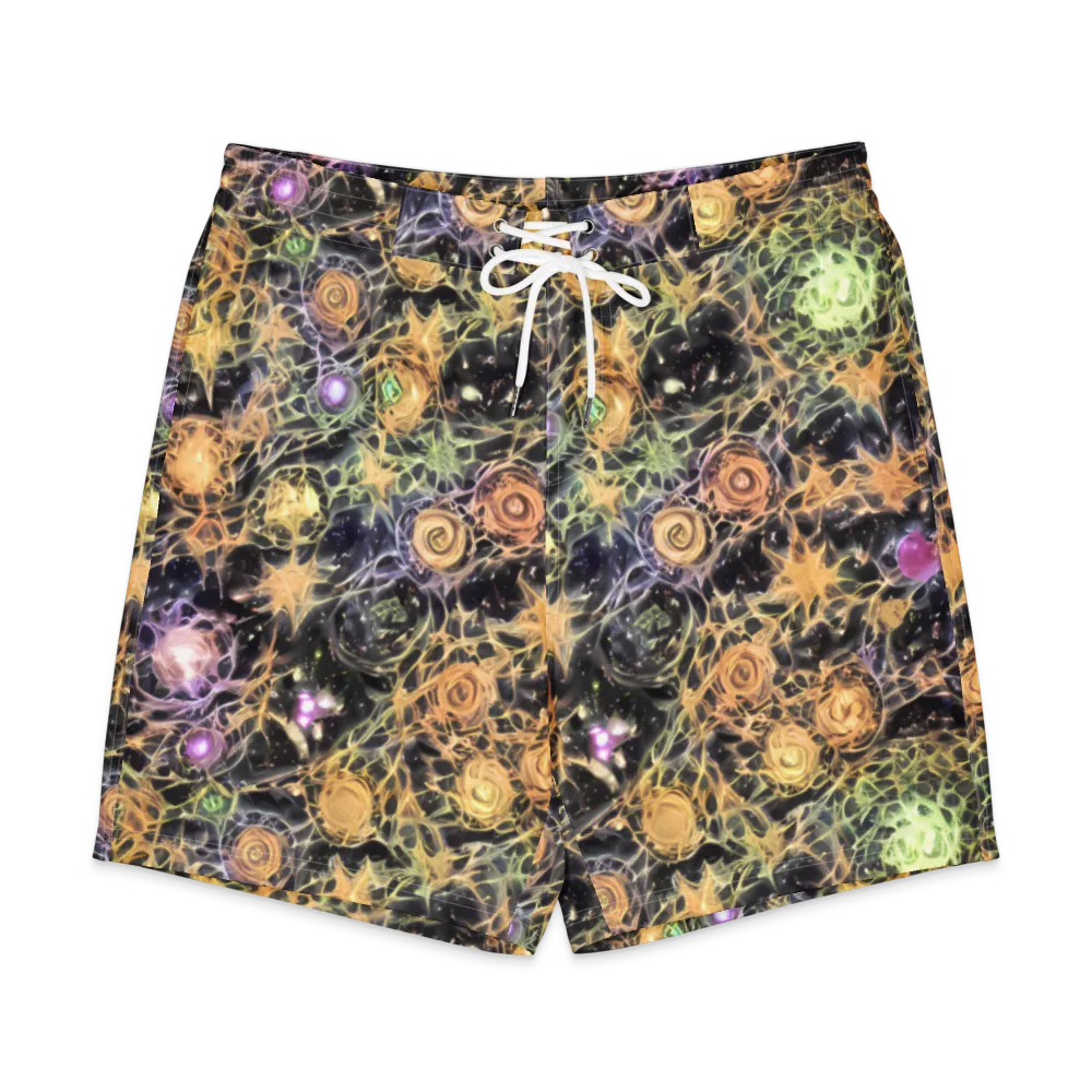 Nebula Thicket on Men's Board Shorts — Front