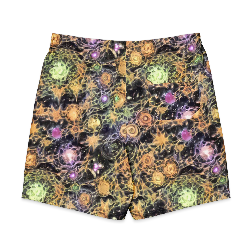 Nebula Thicket on Men's Board Shorts — Back