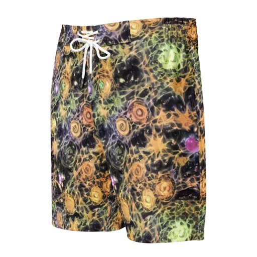 Nebula Thicket on a Men's Board Shorts