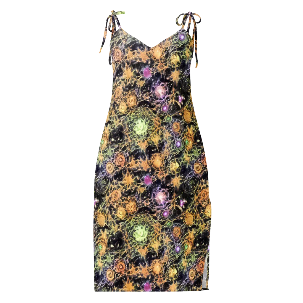 Nebula Thicket on Slip Dress — Front